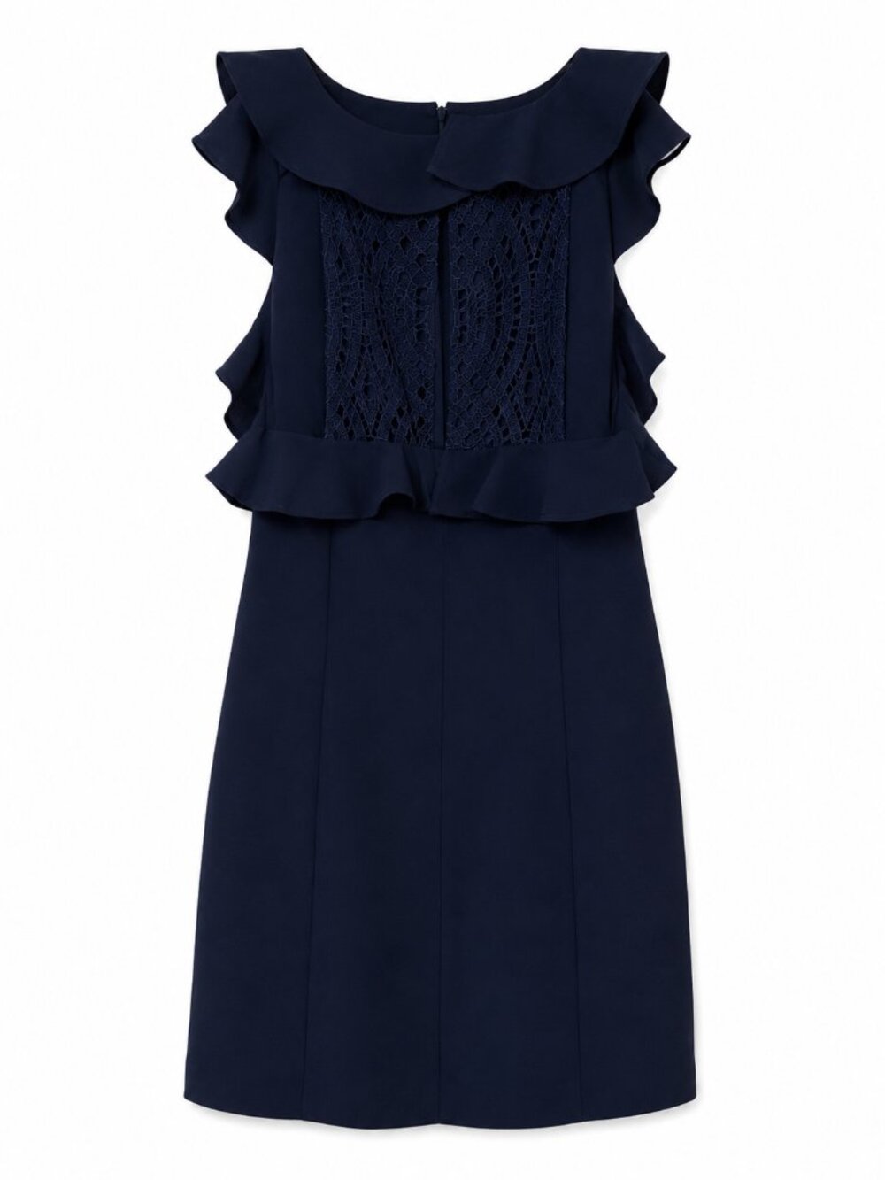 Lilly Pulitzer Britnee Stretch Shift Dress, True Navy Size 2 - Picture 2 of 2